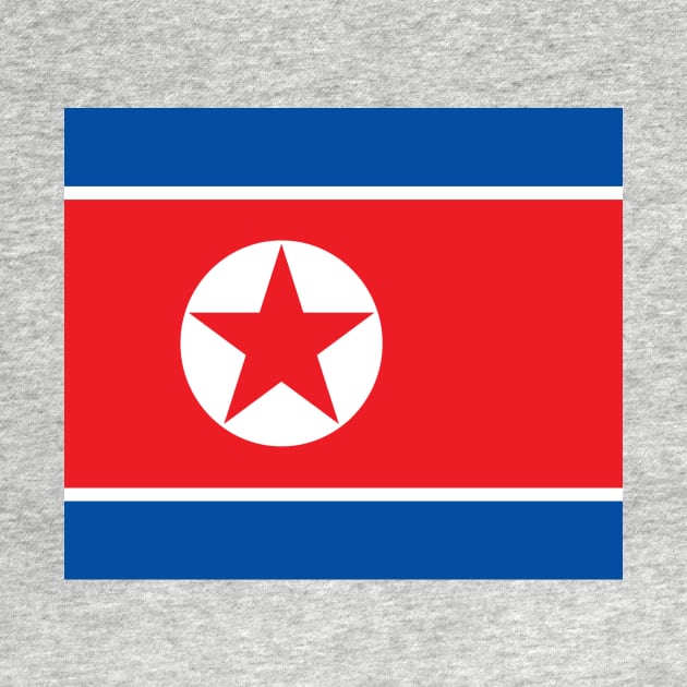 North Korea flag by flag for all